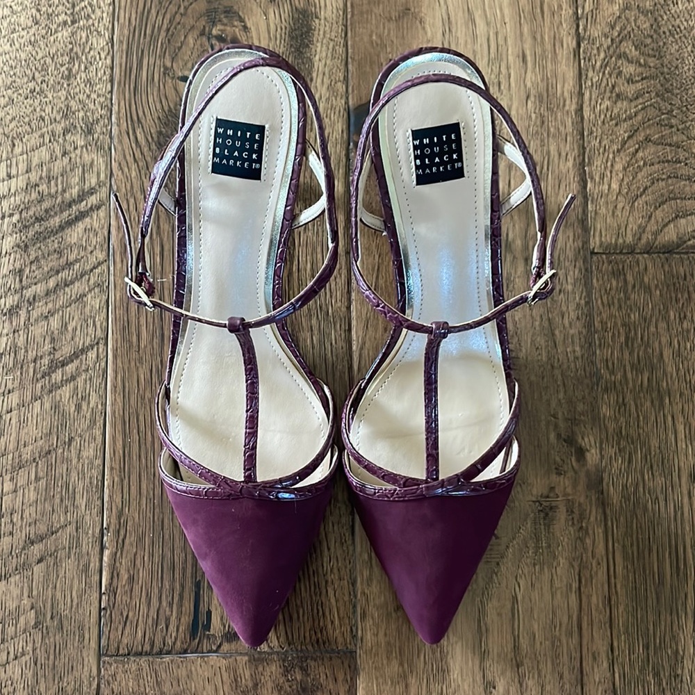 WHBM Pumps WORN ONCE